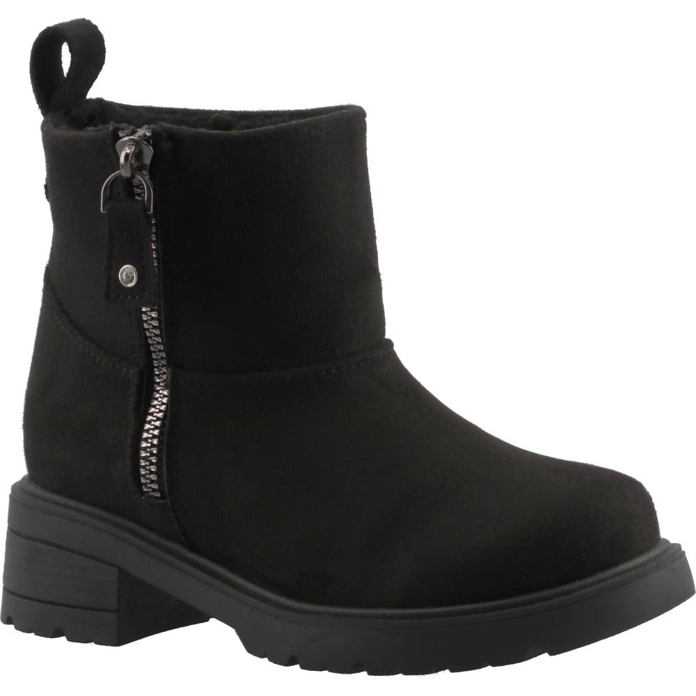 Bota Niña Uh Lulu 1200 Negro Botitas Niñas Talla 18 a 21 E