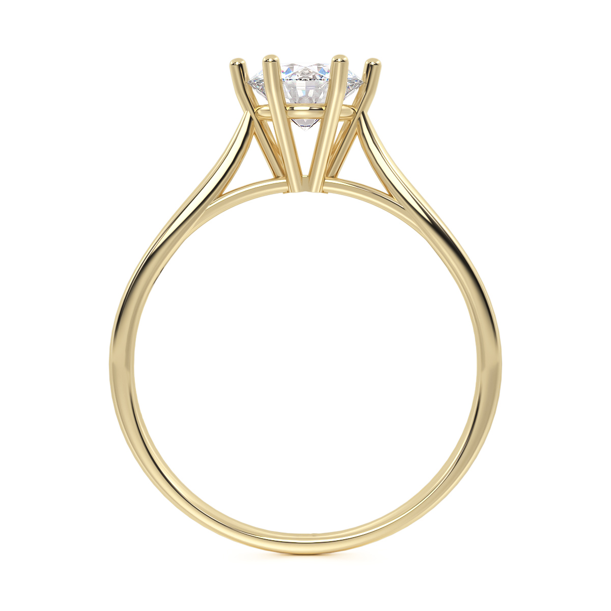 ANILLO DE COMPROMISO ORO 14K MELODY ABBA JOYAS 