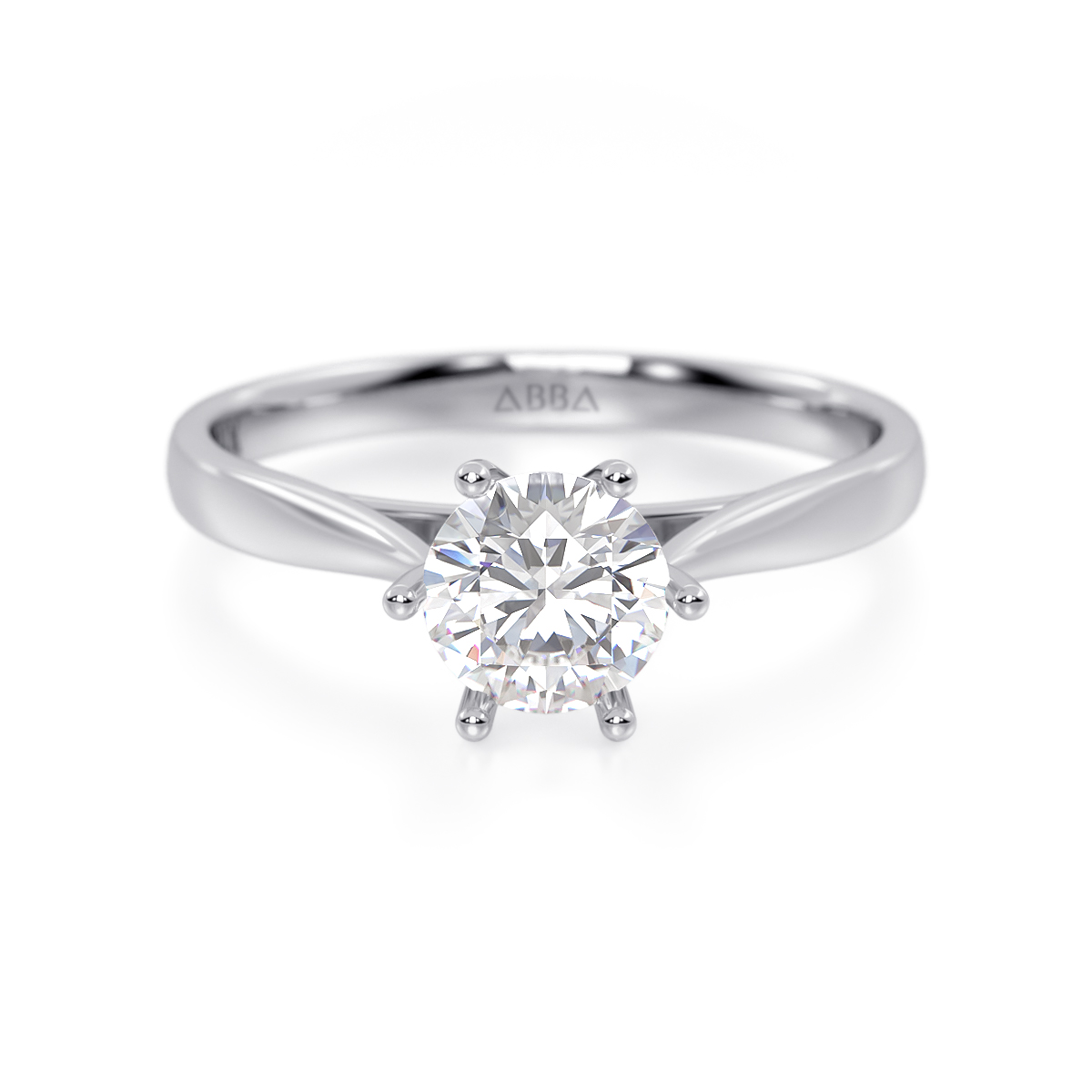ANILLO DE COMPROMISO ORO 14K MELODY ABBA JOYAS 