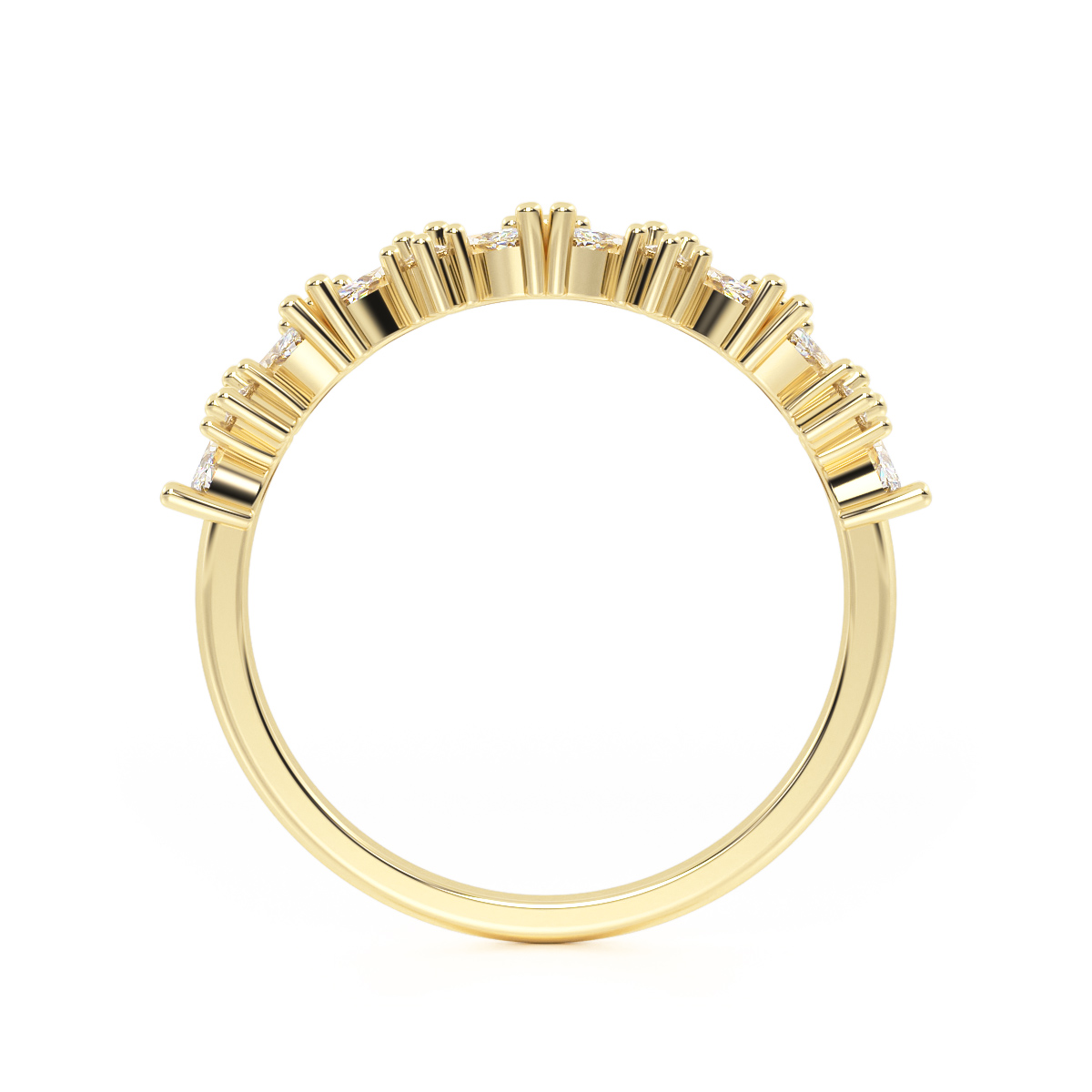 CHURUMBELA DE ORO 10K MARQUISE DE LUZ ABBA JOYAS 