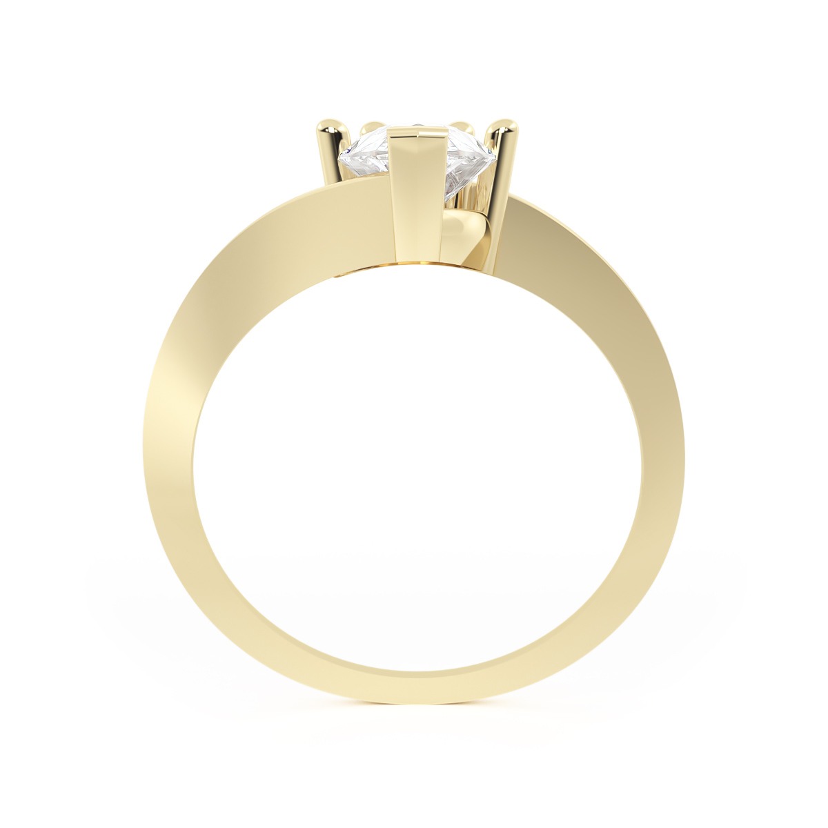ANILLO DE COMPROMISO ORO 10K GOTA ABBA JOYAS 