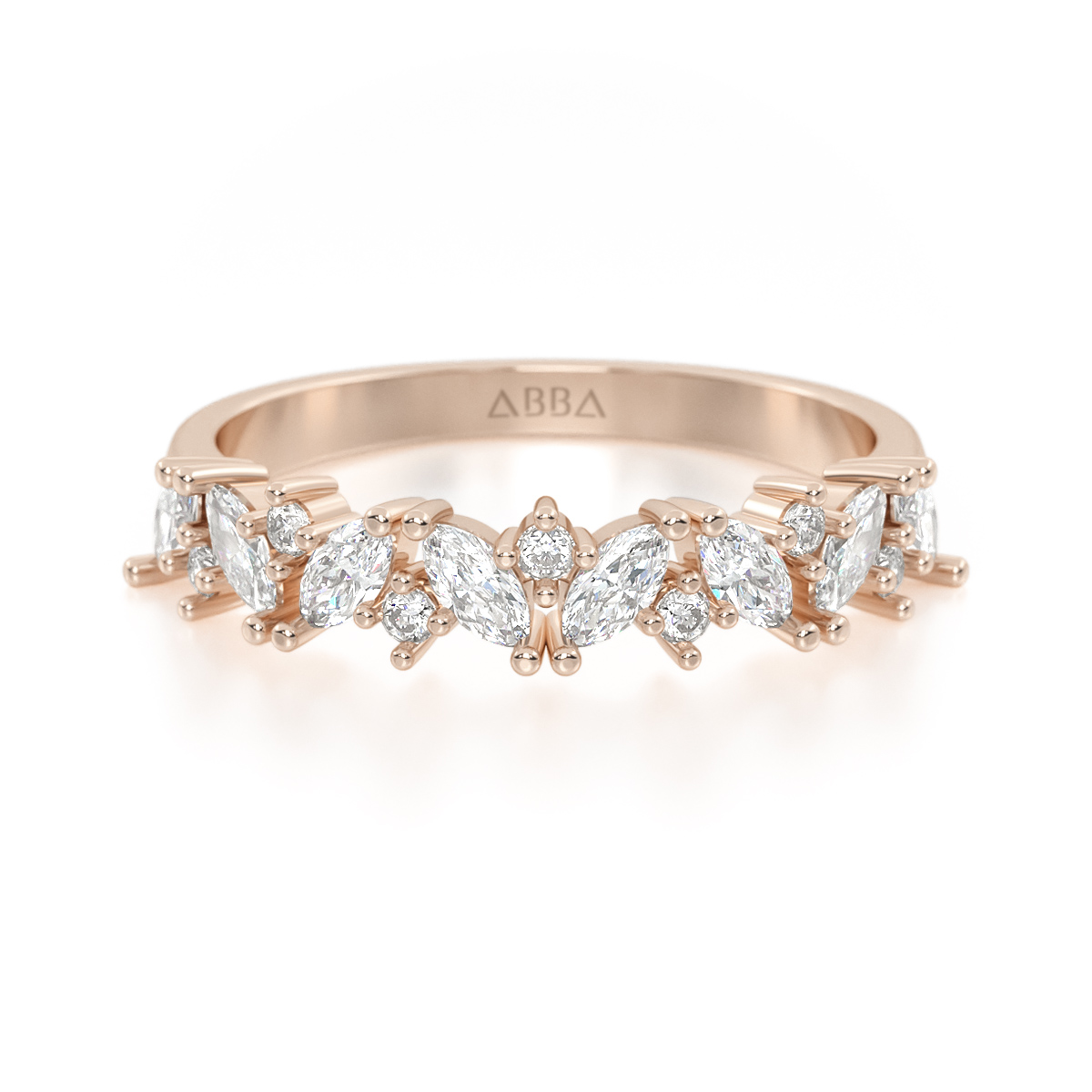 CHURUMBELA DE ORO 10K MARQUISE DE LUZ ABBA JOYAS 