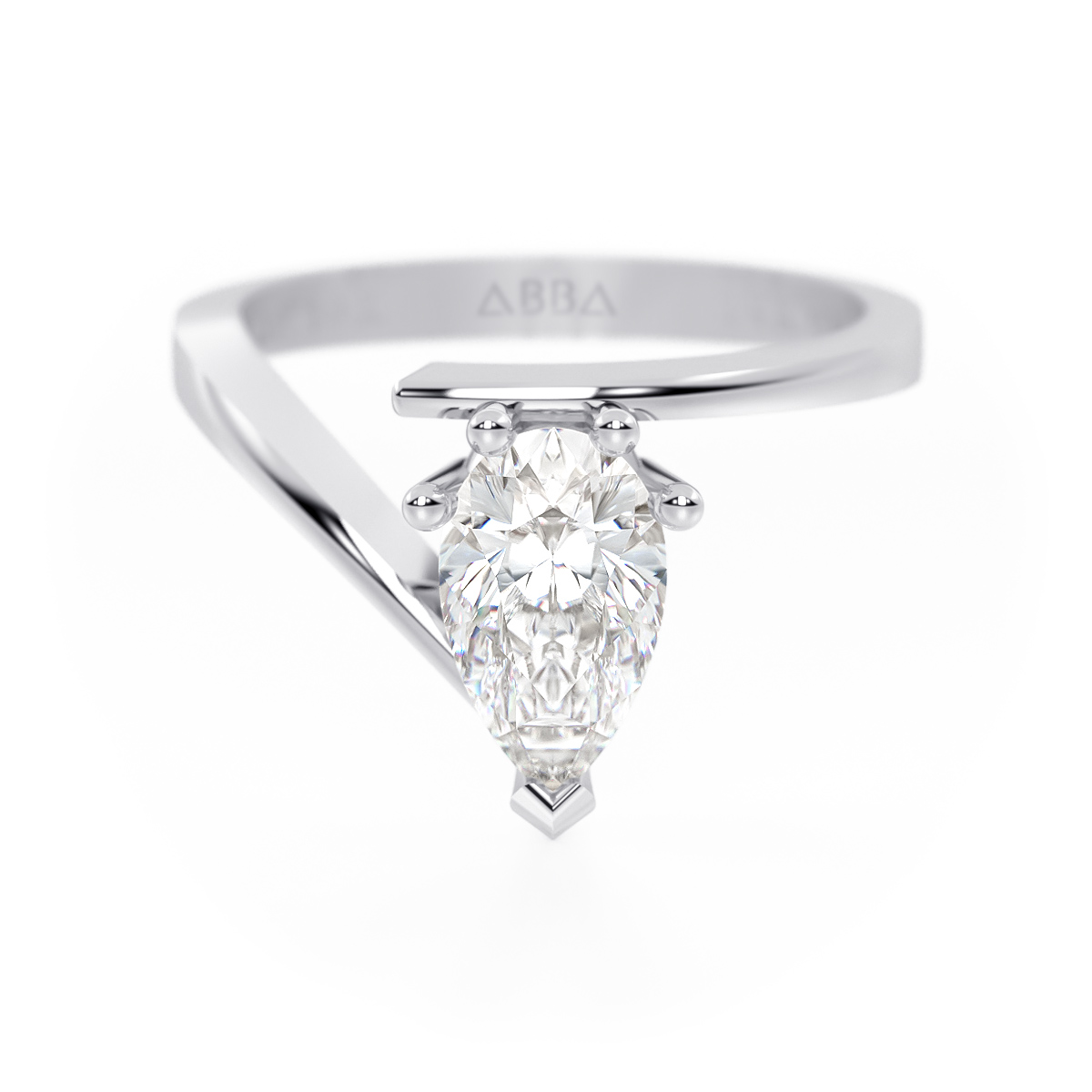 ANILLO DE COMPROMISO ORO 10K GOTA ABBA JOYAS 