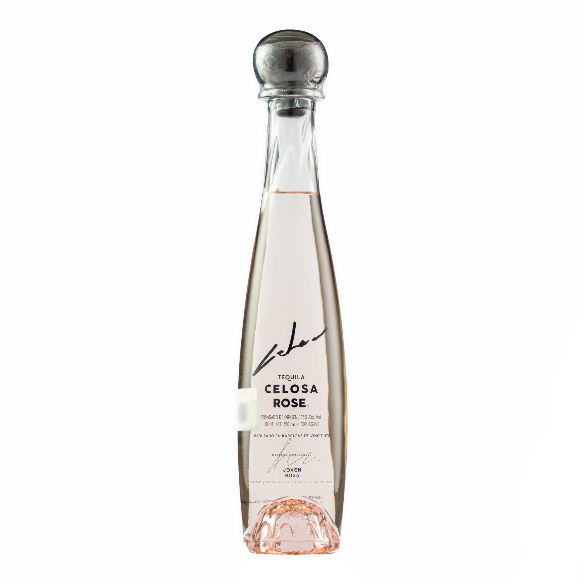 Tequila Celosa Rose Joven Con Estuche 750 Ml