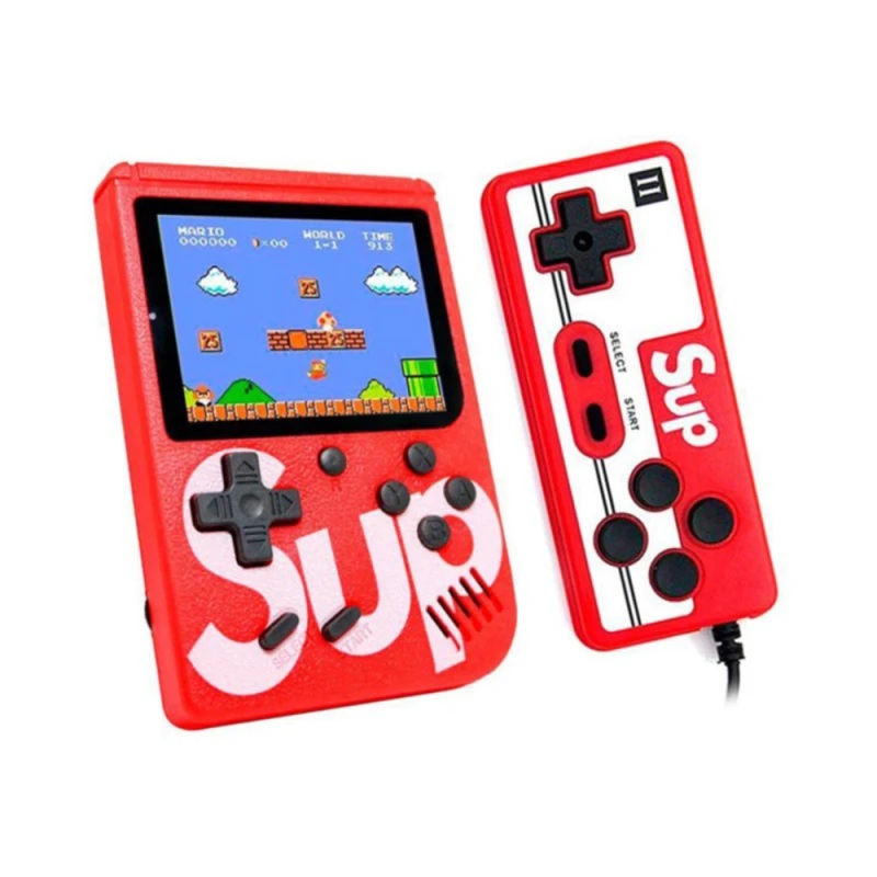 Consola retro Sup 420 juegos con control rojo - Sup