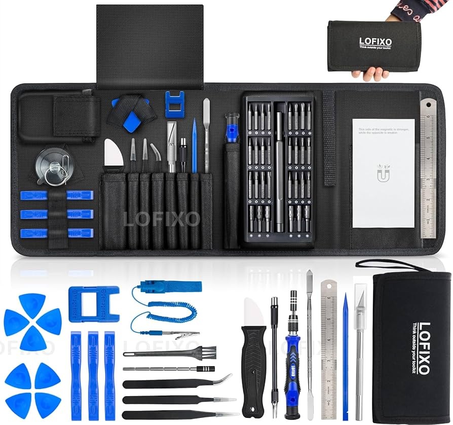 Kit de desarmadores de precision para PC, Celulares, Consolas  92 en 1 - Lofixo