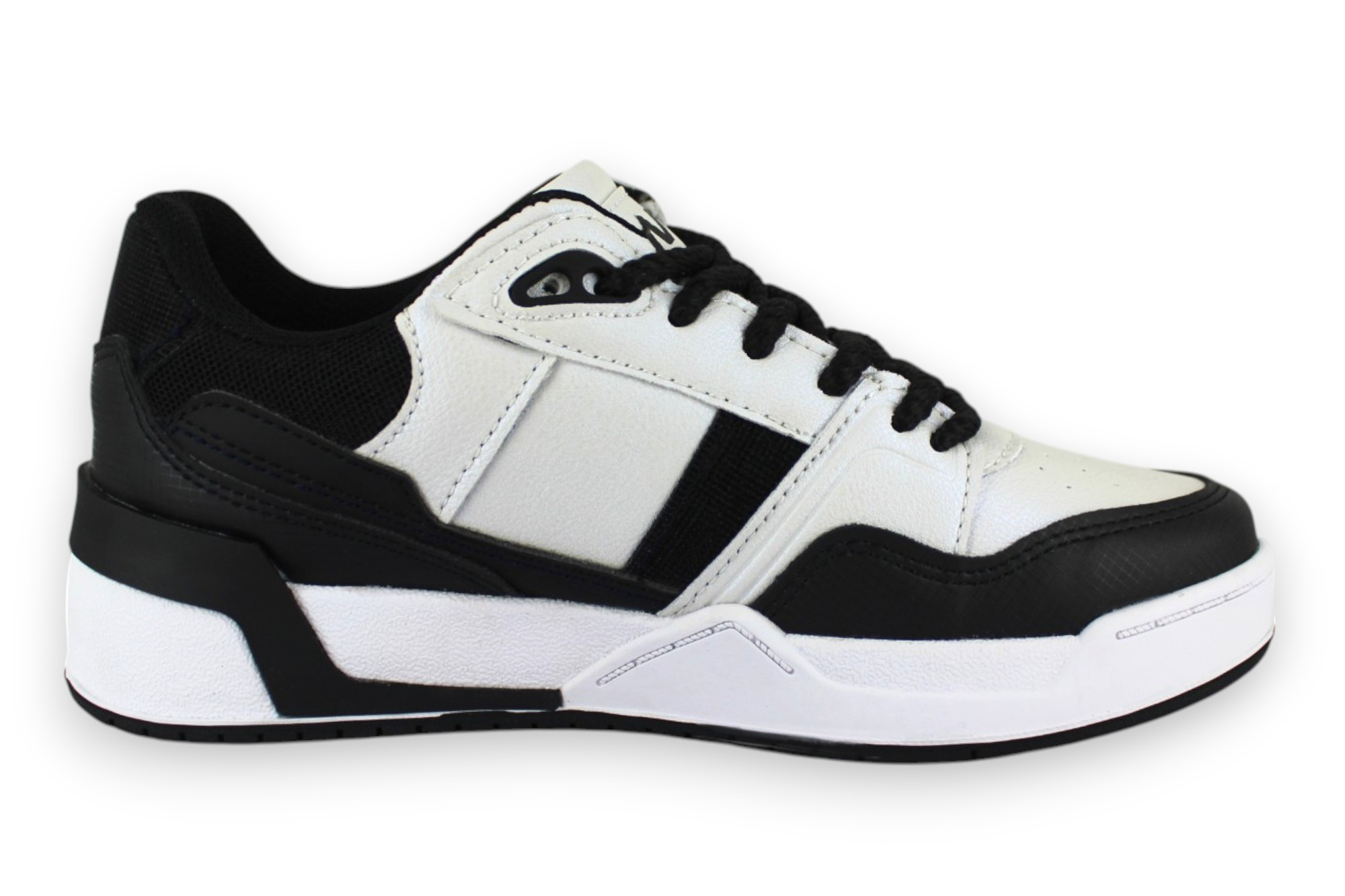 	Tenis Casual Blanco Negro Mujer Canter Newk