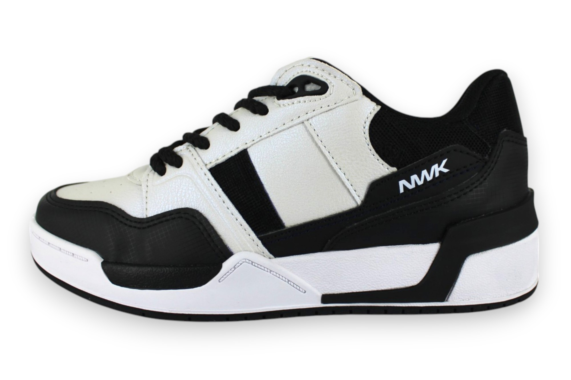 	Tenis Casual Blanco Negro Mujer Canter Newk