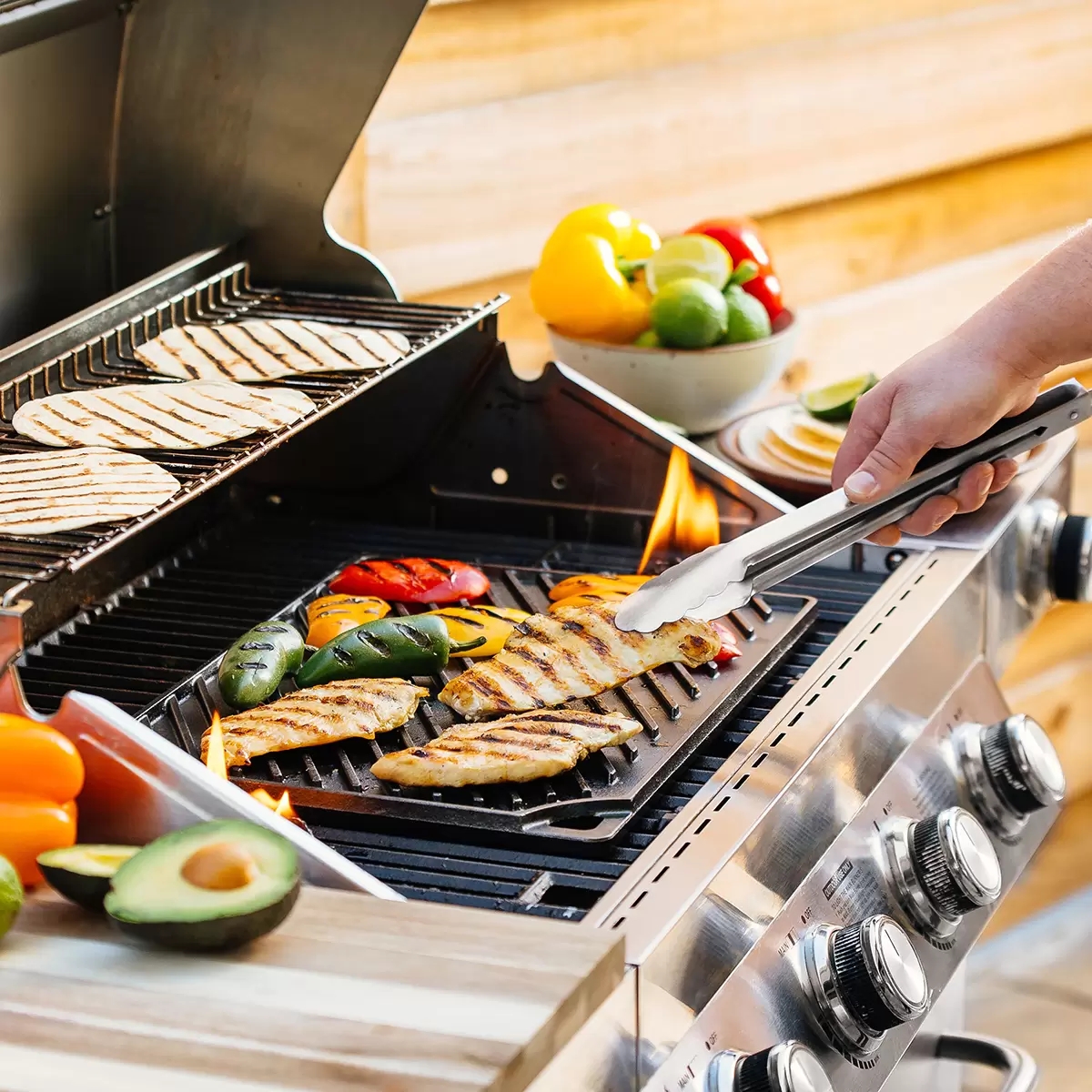 Parrilla de Hierro Fundido Curado Lodge Cast Iron Doble Cara