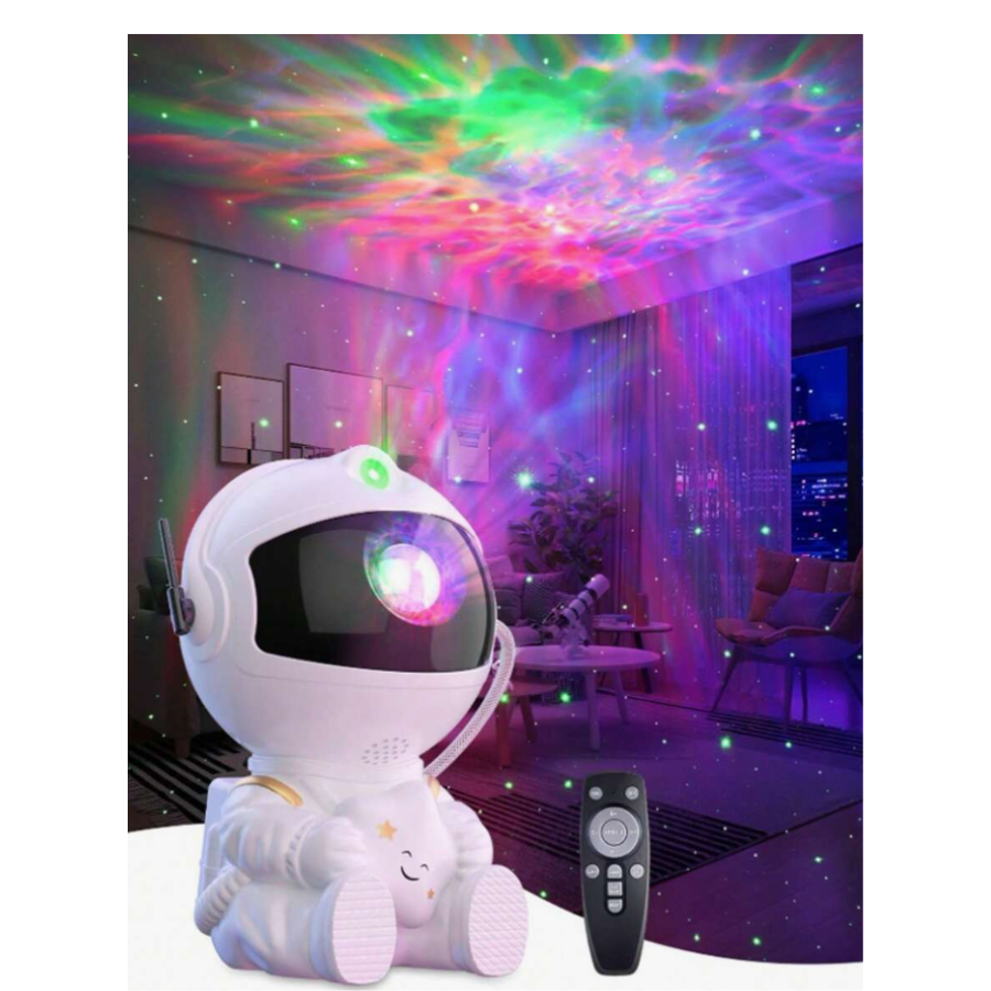  Proyector lámpara de Espacio De Astronauta, Luz Nocturna De Galaxia,