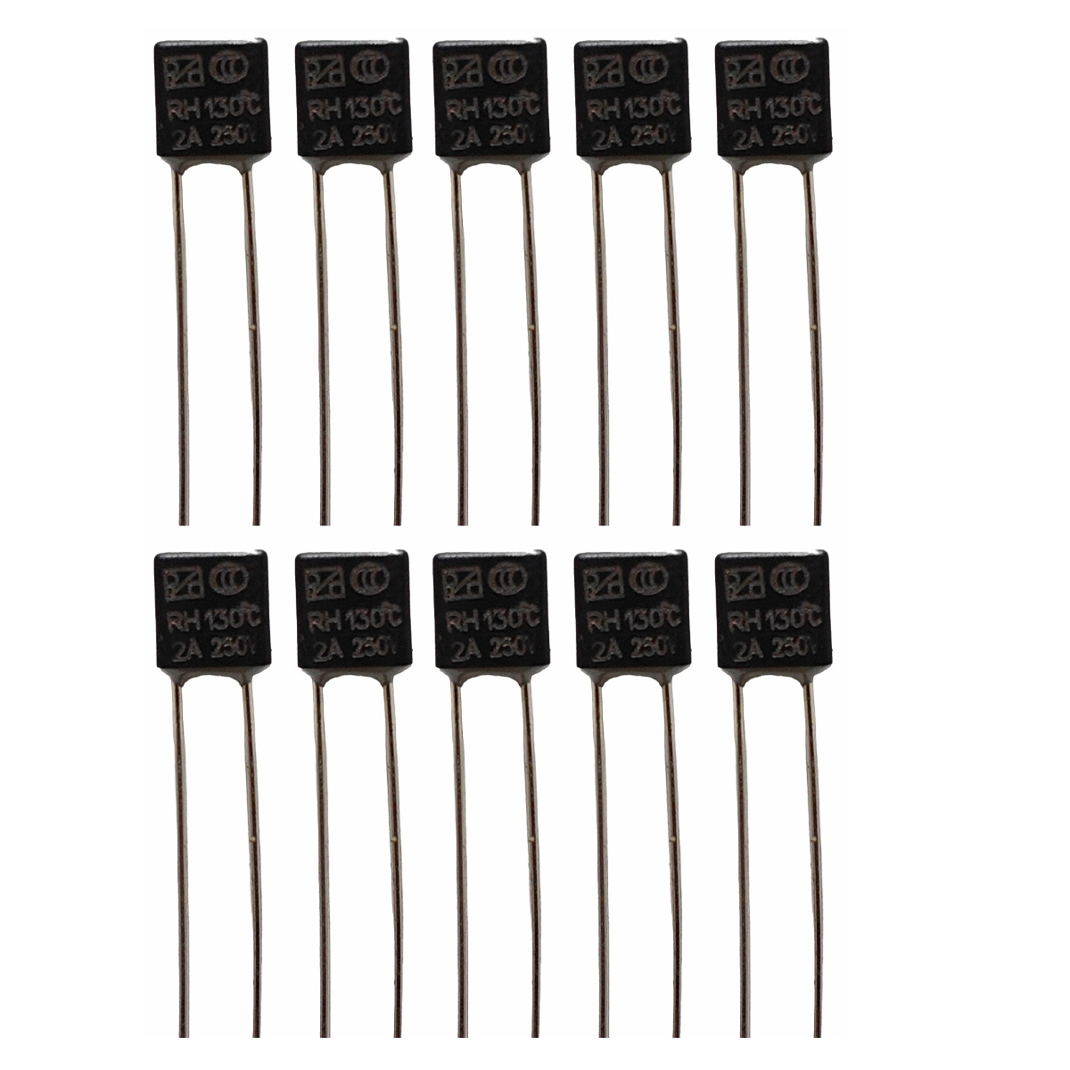 100 Pz Fusibles Térmicos  2A 3A 115°C,  130ºc, 135°c 250v Para Ventiladores Man