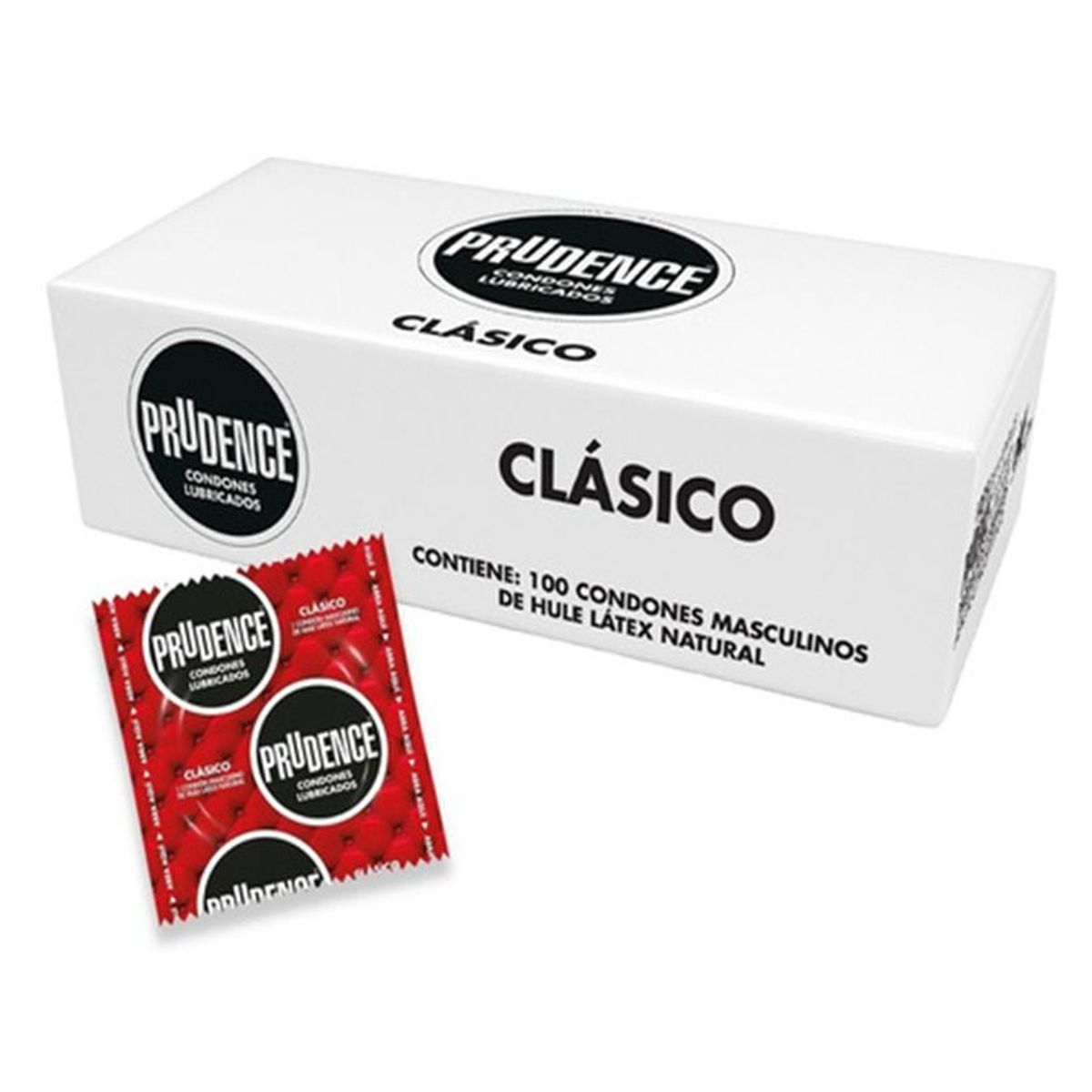 Preservativo PRUDENCE caja con 100 piezas sabor UVA