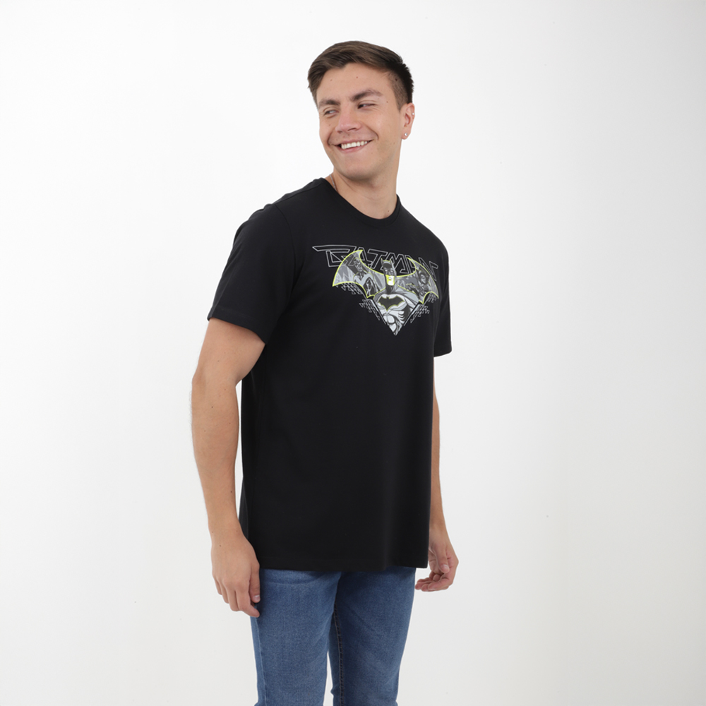 Playera K-Swiss BATMAN  JACOB Para Hombre Color Negro
