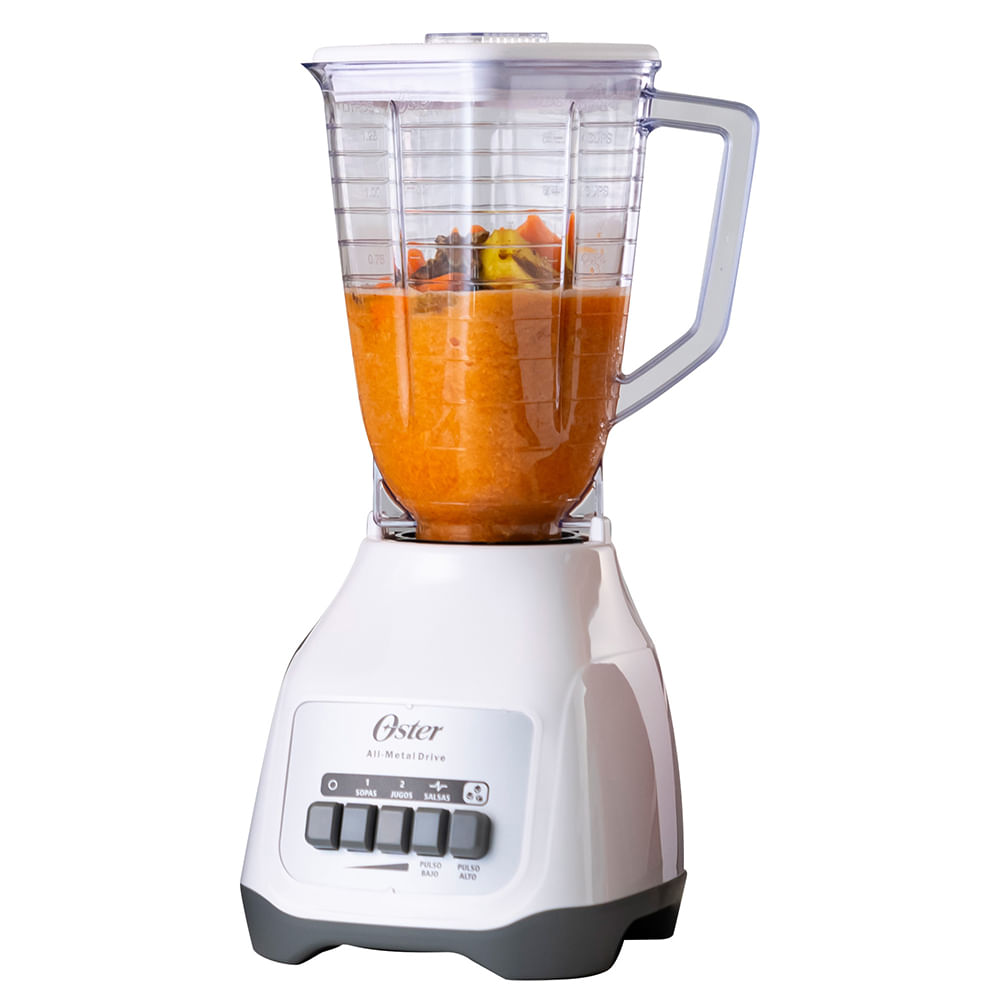 Licuadora Vaso Plástico Oster 1.25 litros 2 Velocidades + Pulso BLSTKAP-WPB-013