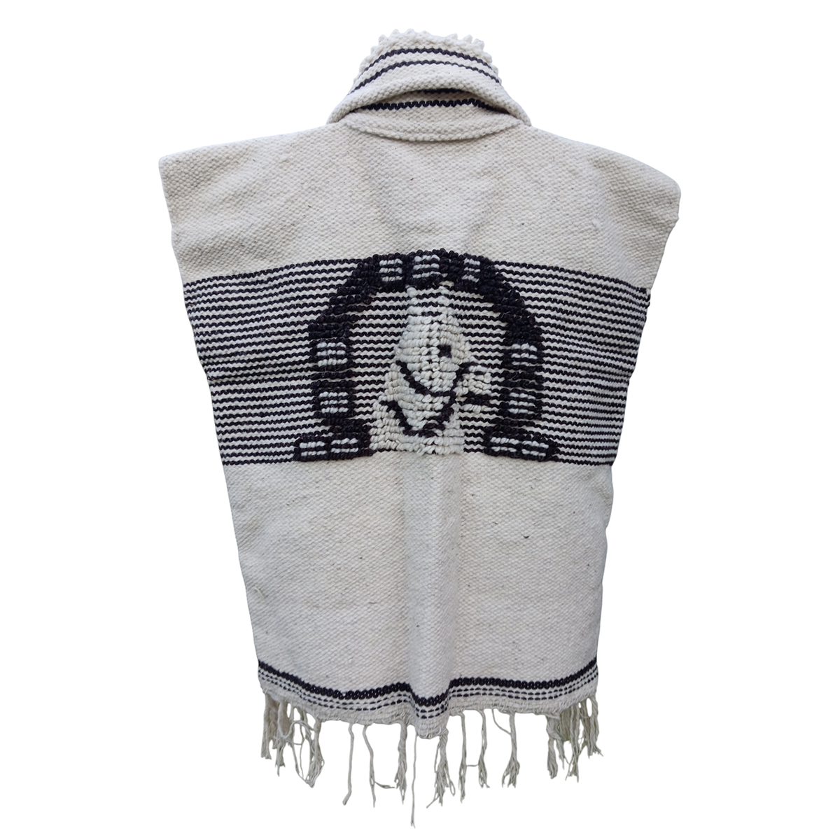 Cotorina Chaleco Gaban 100% lana natural de borrego