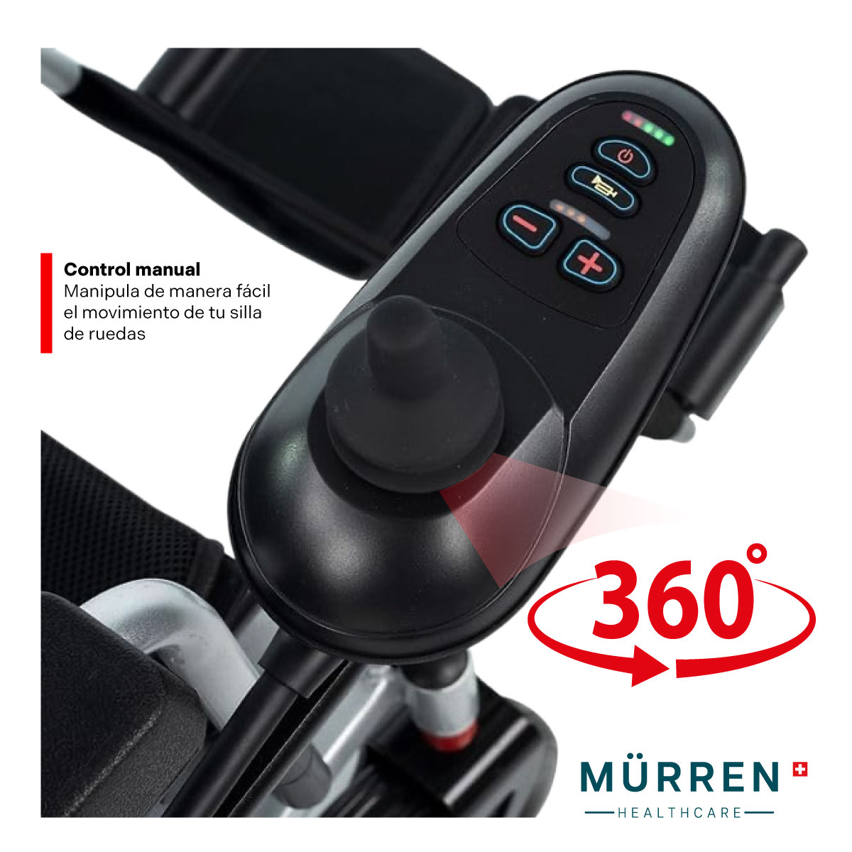 Silla De Ruedas Electrica 5 Velocidades Plegable Ajustable 