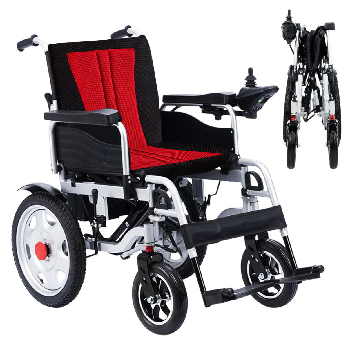 Silla De Ruedas Electrica 5 Velocidades Plegable Ajustable 