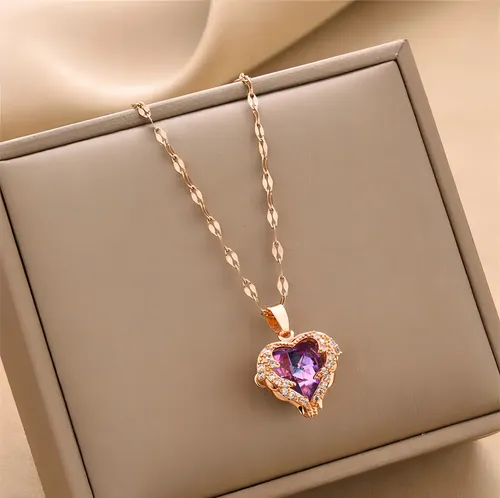 Colgante y dije de corazón