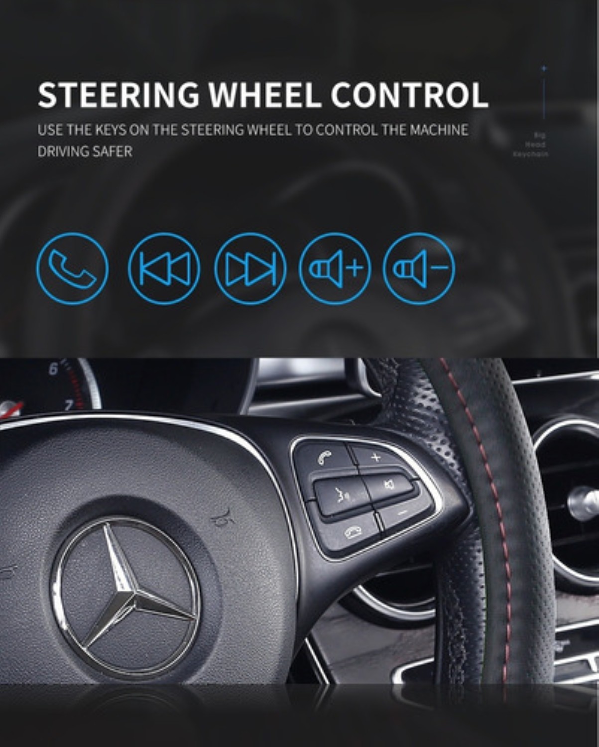 Kit Estéreo Para Auto Fnbrli Mirror Link 7 7010b Con Cámara