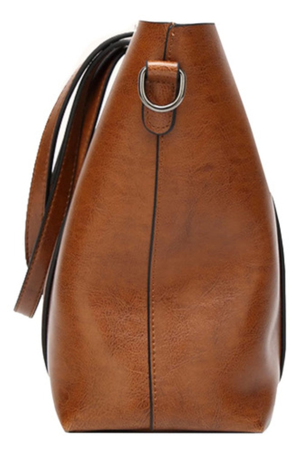 Bolsa De Mano Hombro Mujer Piel Bolso Interior Resistente Cafe