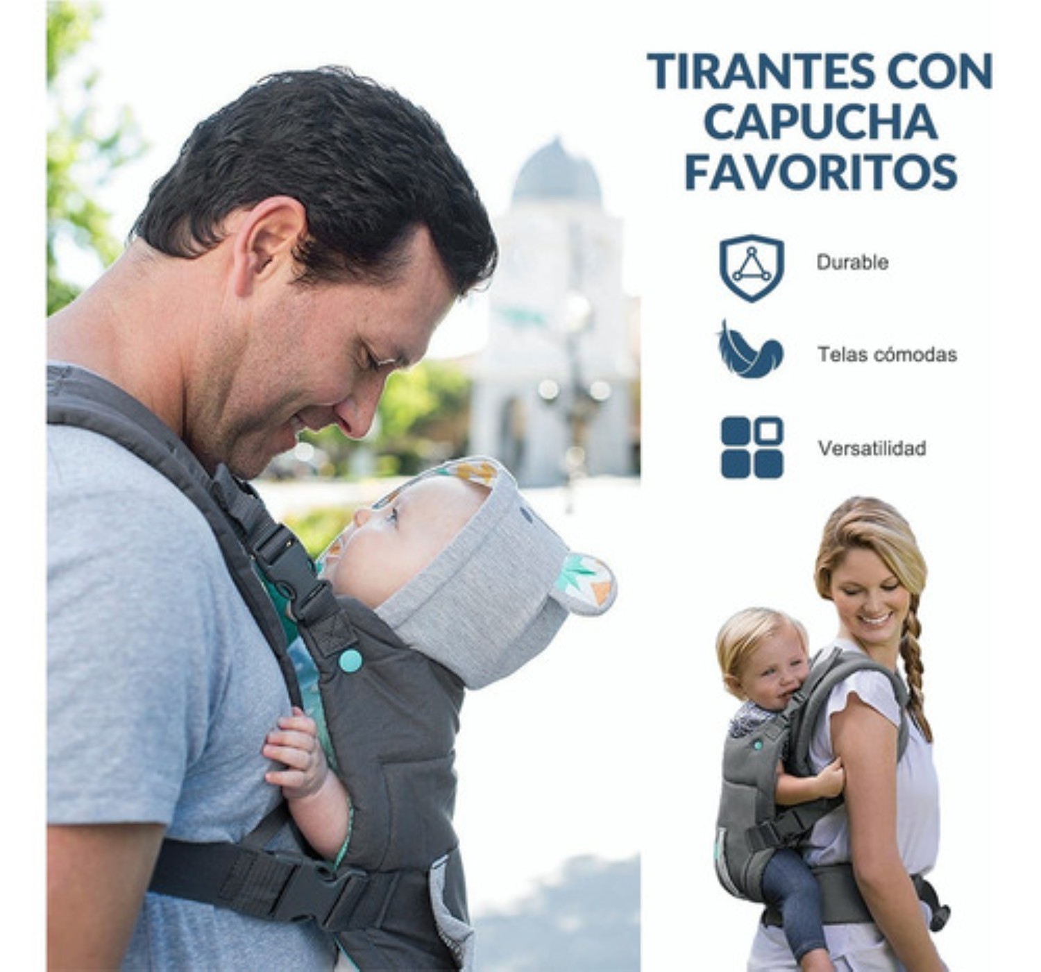 Canguros Bebés Mochila Ergonómica Porta Bebe 0-36 Meses 