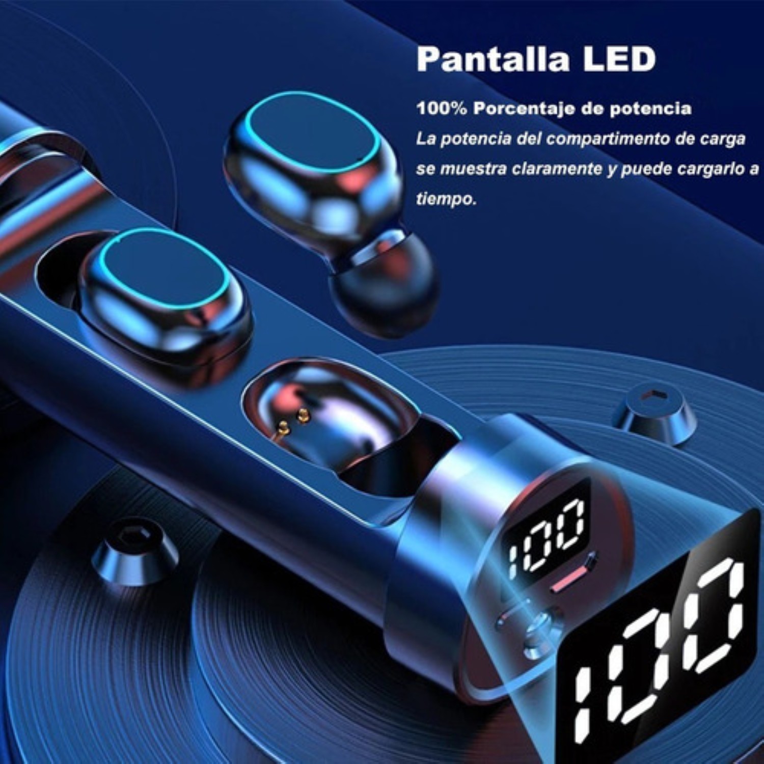 Audifonos Inalámbricos Bluetooth Mini Manos Libres Negro.