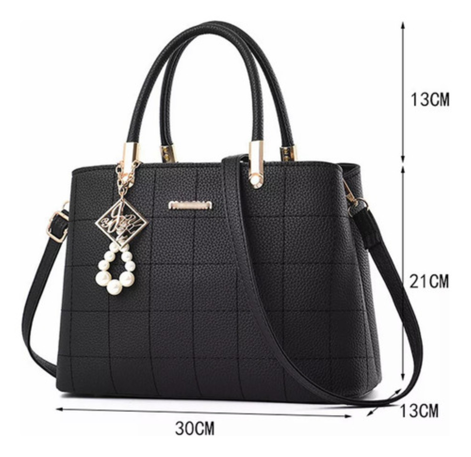 Bolsa Mano Mujer: Elegancia Moderna, Funcionalidad Perfect negra
