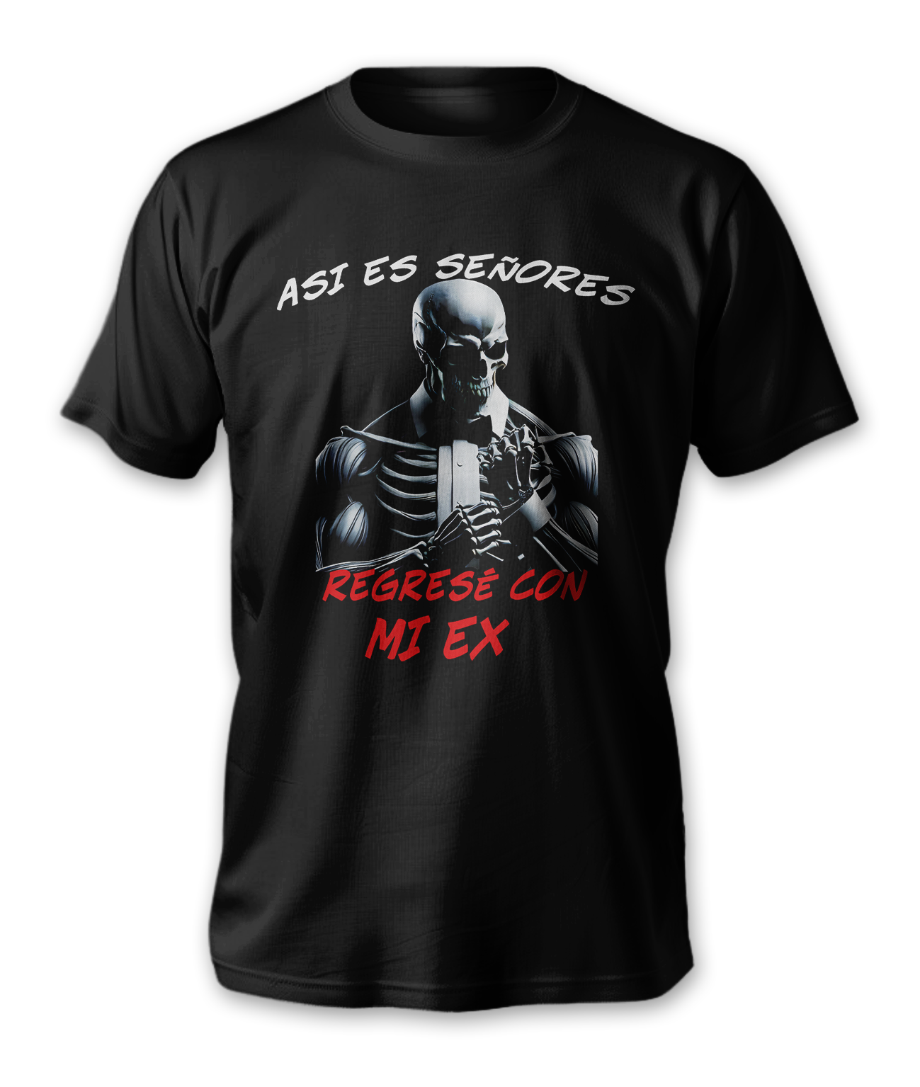 Playera para Hombre Calacas Chidas Asi Es Señores GYM