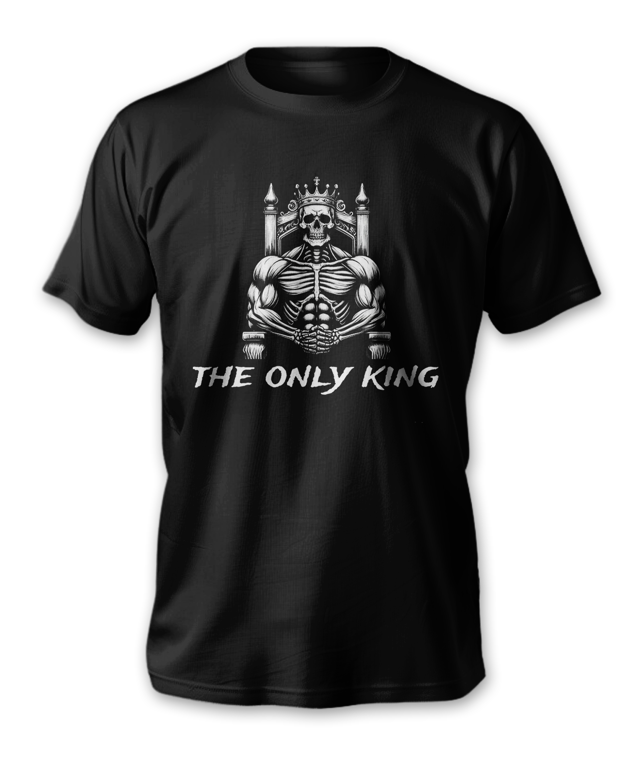 Playera para Hombre Calacas Chidas The Only King GYM