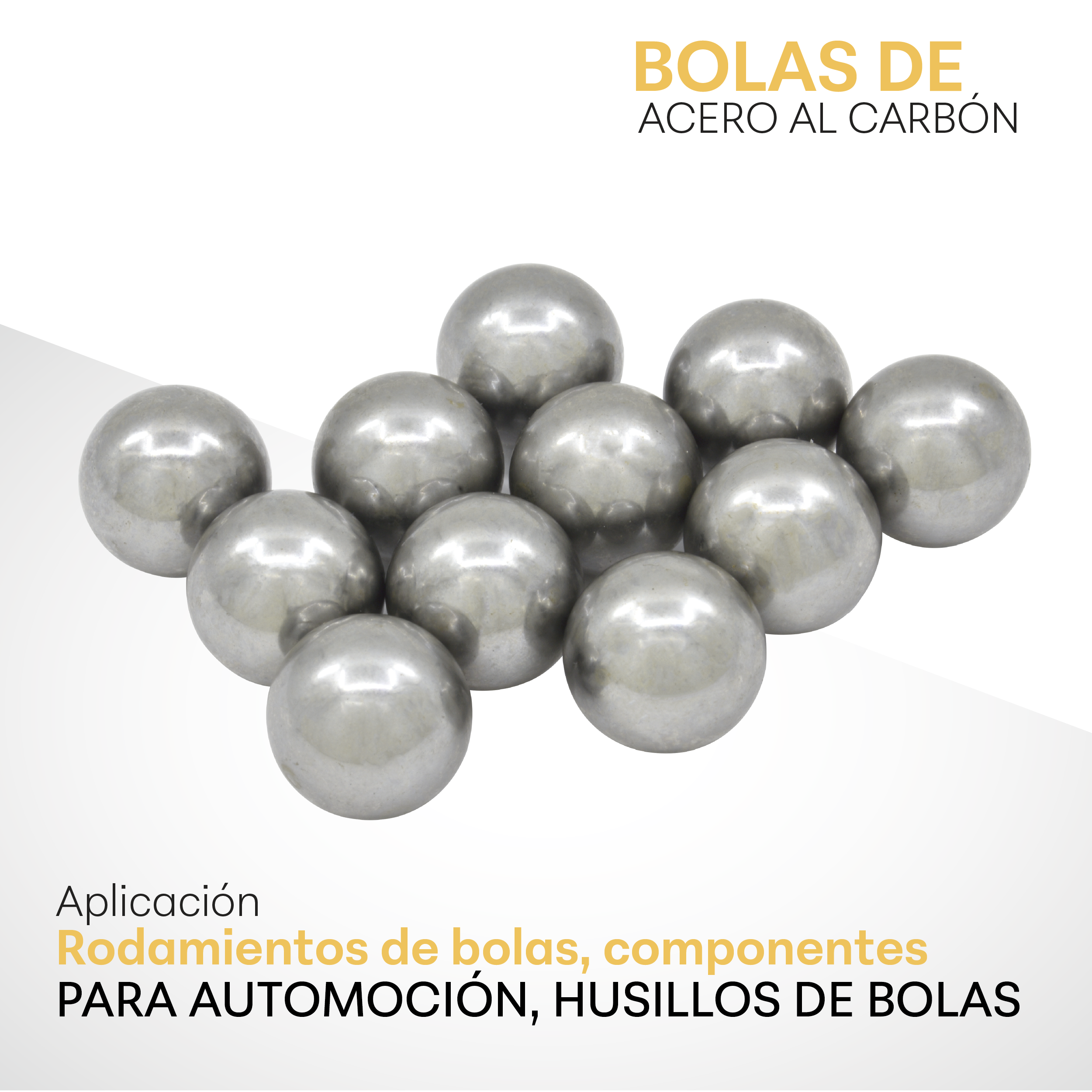 Bolas Acero INOX. G-1000 9/32" 7.1mm (100 Piezas Aprox)