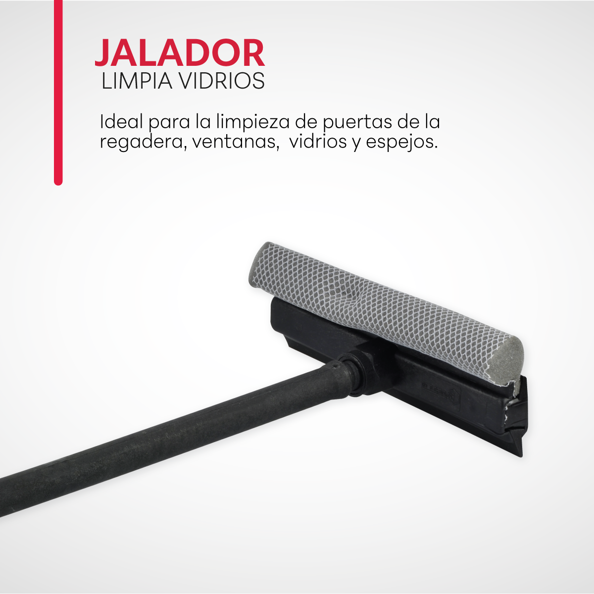 Karlen – Jalador Limpia Vidrios de Cristal y Espejos | Ergonómico, Resistente y Fácil de Usar