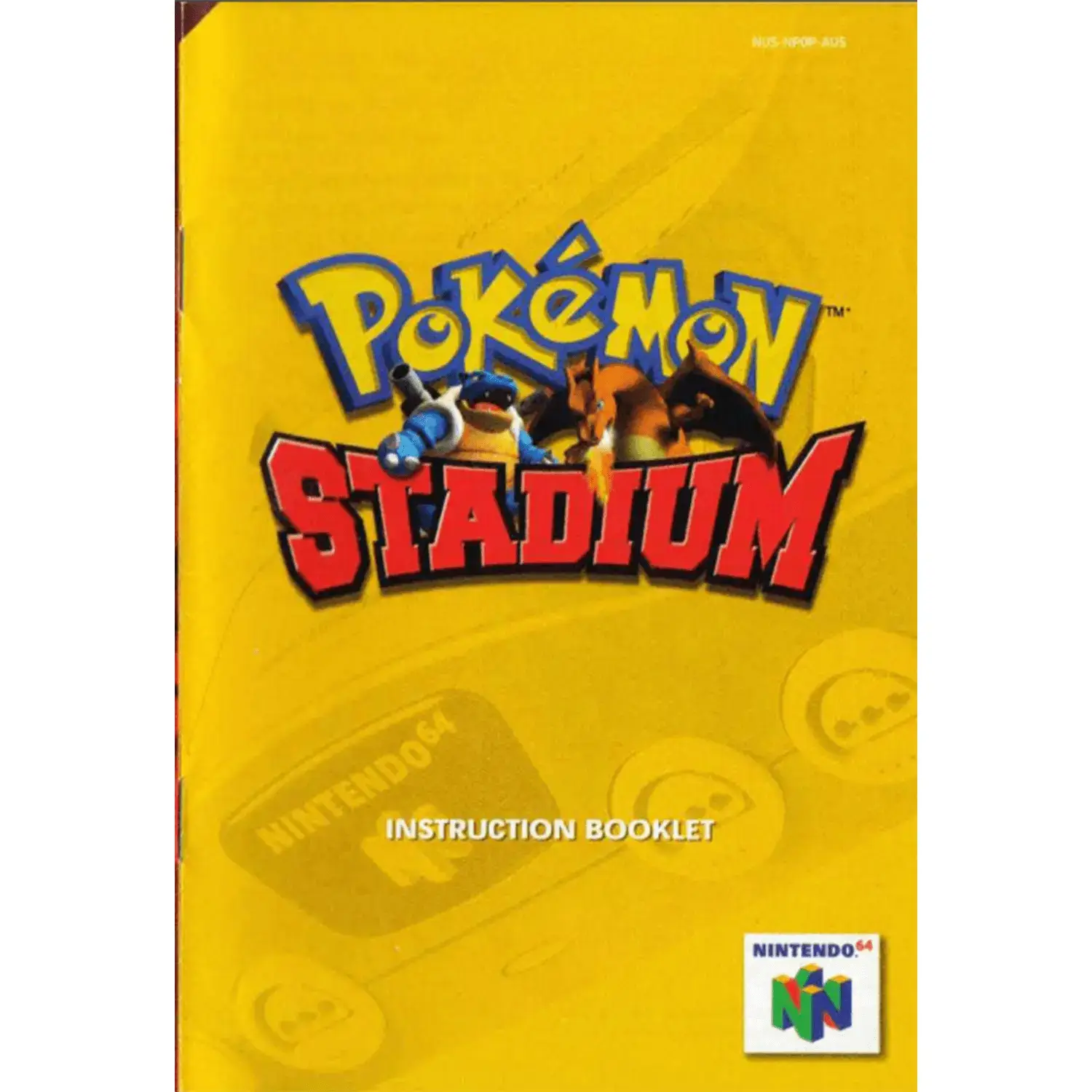 Pokémon Stadium 1 Físico En Caja Con Manual Nintendo 64