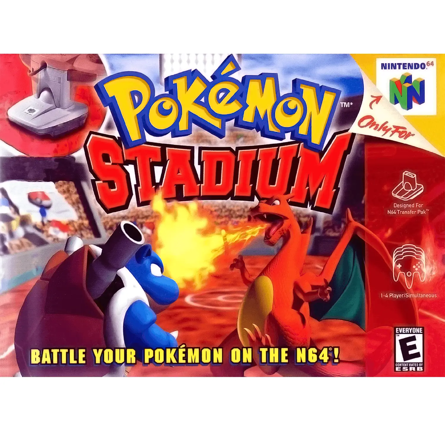 Pokémon Stadium 1 Físico En Caja Con Manual Nintendo 64