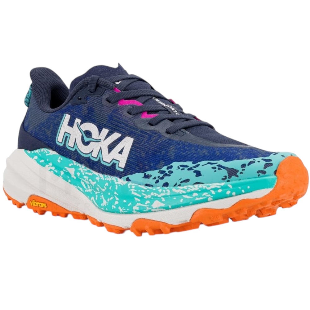 Tenis HOKA speedgoat 6 para mujer color azul