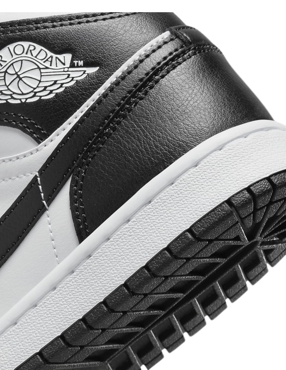 TENIS AIR JORDAN 1 MID COLOR NEGRO