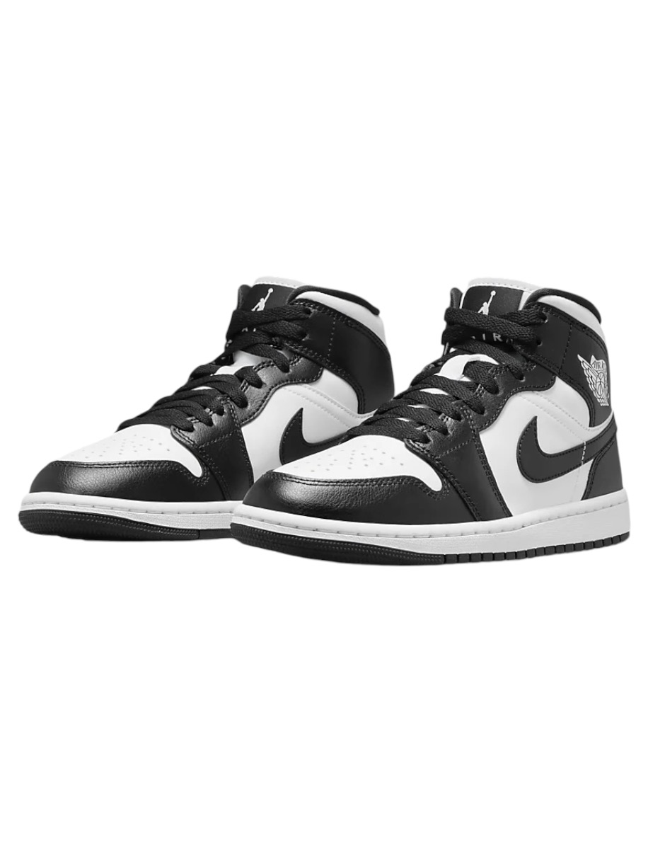 TENIS AIR JORDAN 1 MID COLOR NEGRO