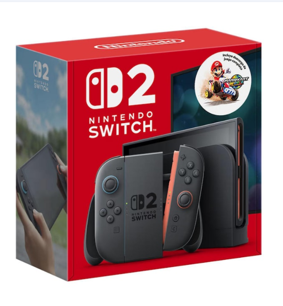 Consola Nintendo Switch 2 + Juego Mario Kart World Color Negro