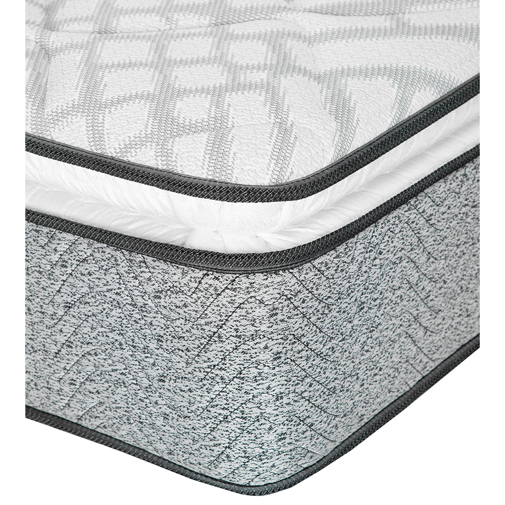 Colchón Matrimonial Restonic Vail Gris + Almohada Osos + Sábanas Basic