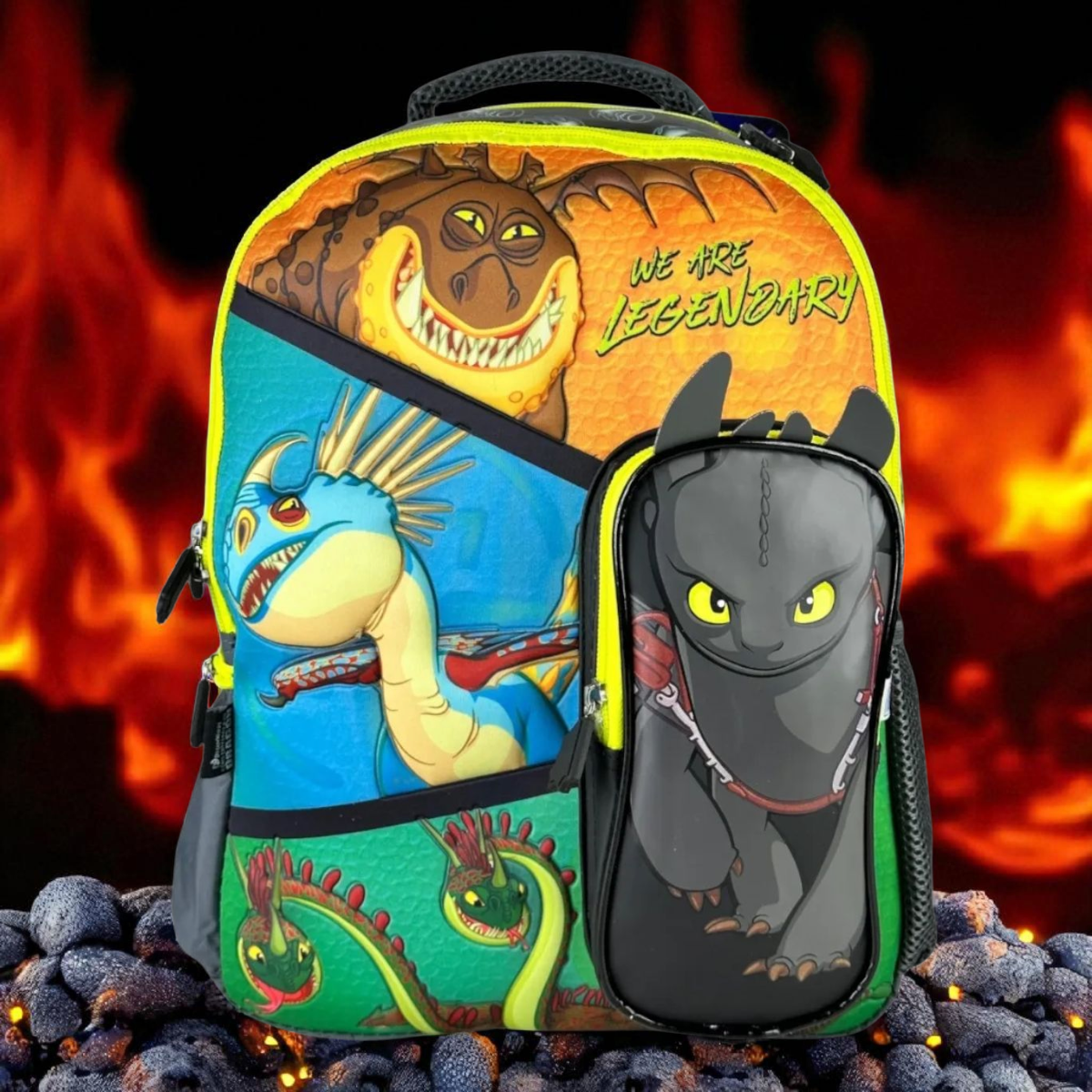 Mochila Entrenando a tu Dragon Chimuelo Primaria