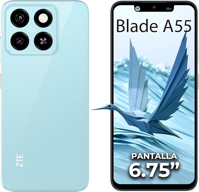 Celular ZTE Blade A55 4GB/128GB Azul Liberado