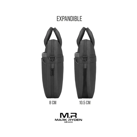 Maletín Moderno para Laptop 14” | Expandible, Impermeable y de Estilo Aesthetic Mark Ryden MR8001