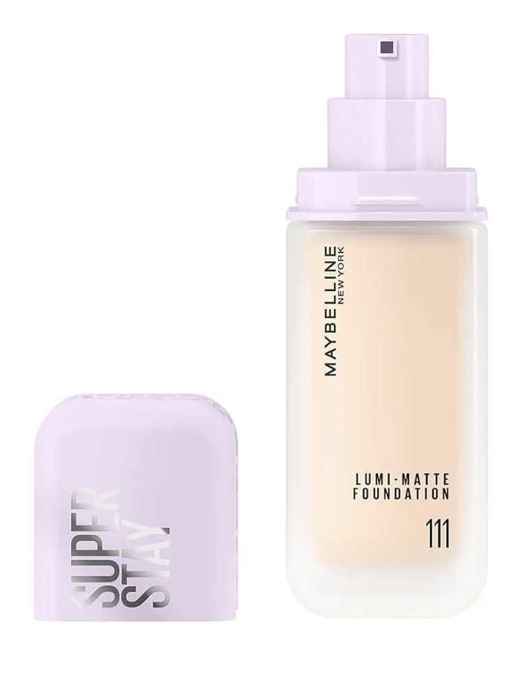 Base de maquillaje líquida Maybelline Super Stay Lumi Matte Base de maquillaje Superstay Lumi Matte tono 111 - 40mL