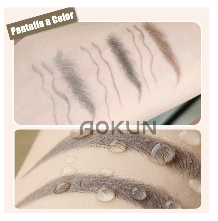 Delineado cejas