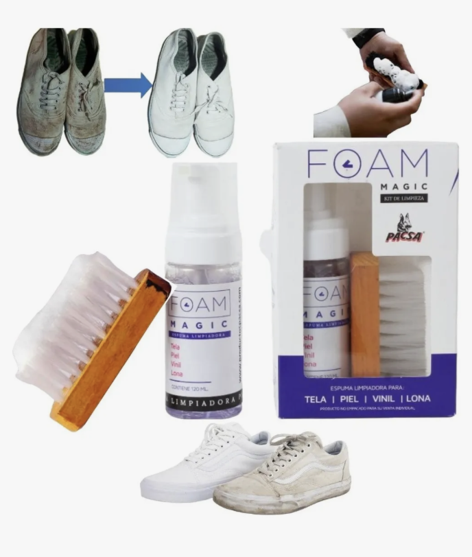 Espuma Limpiadora Para Tenis Sneaker Foam Magic