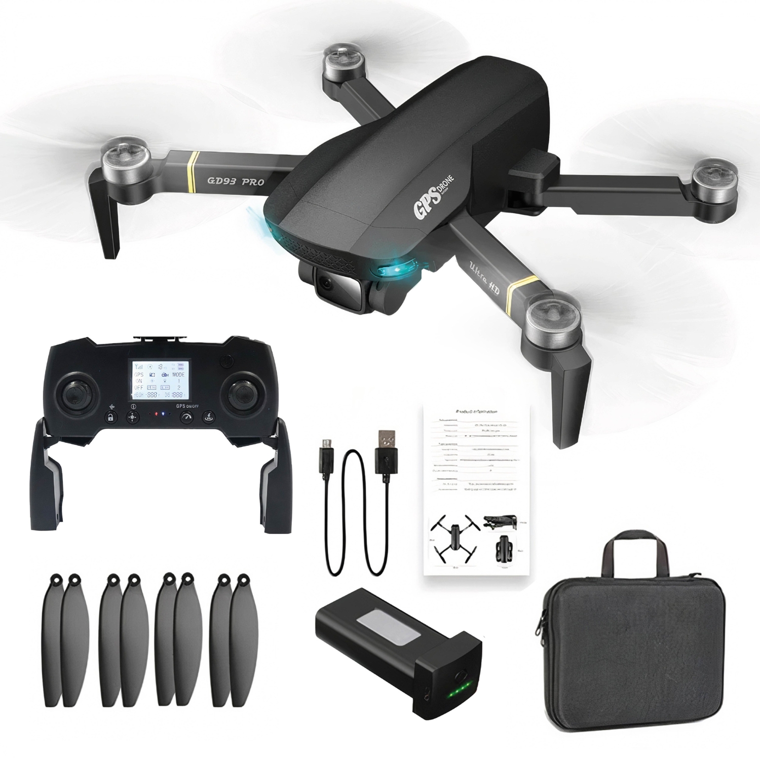 Drone BINDEN GD93 Pro Con Cámara 6k Hasta 28 Minutos De Vuelo