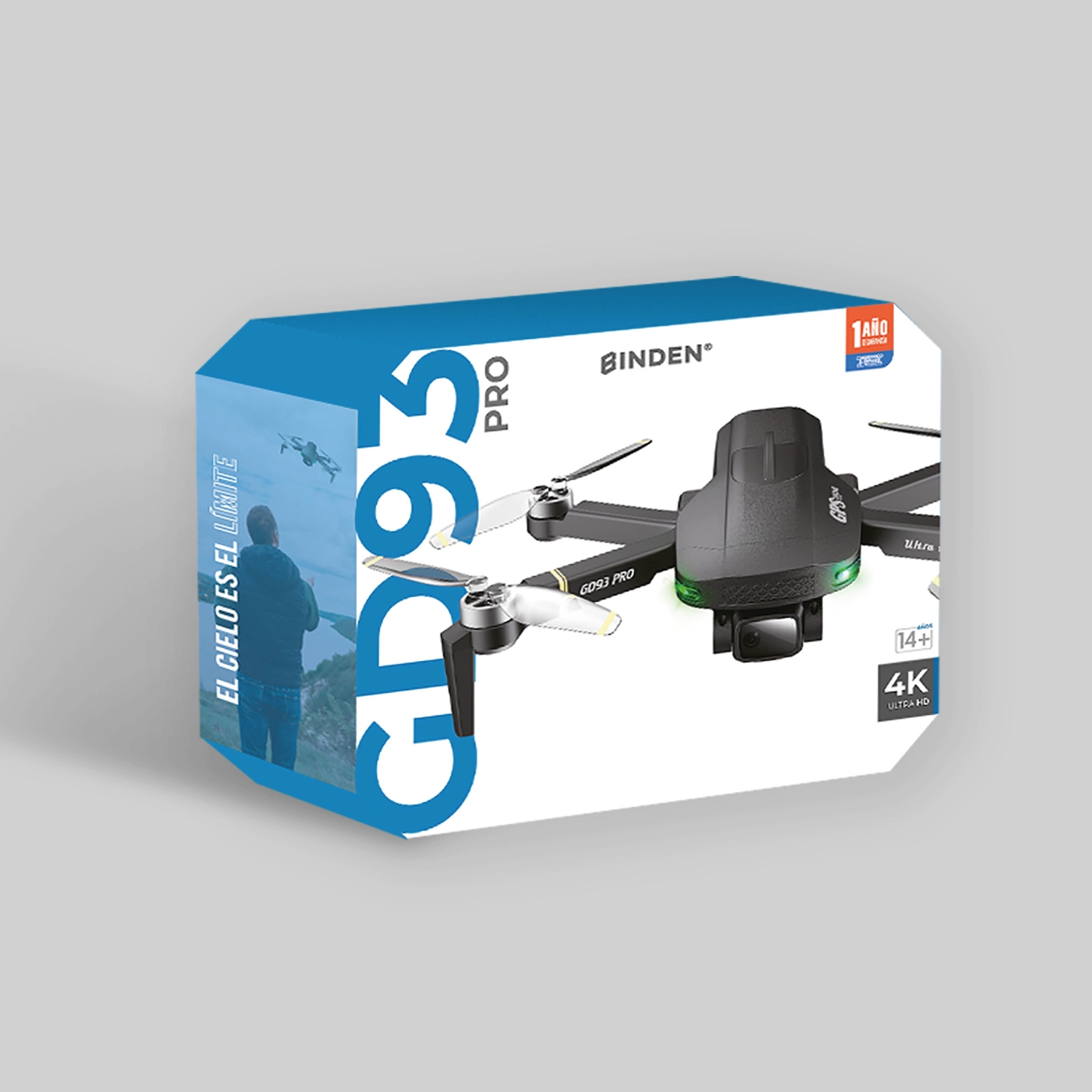 Drone BINDEN GD93 Pro Con Cámara 6k Hasta 28 Minutos De Vuelo