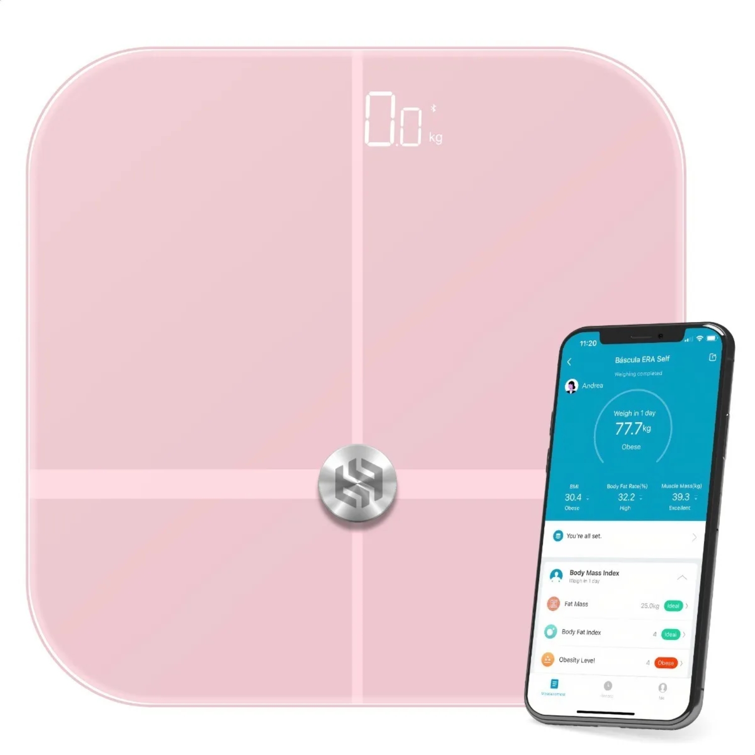 Báscula Inteligente Binden Era Self Hasta 18 Mediciones con App Binden