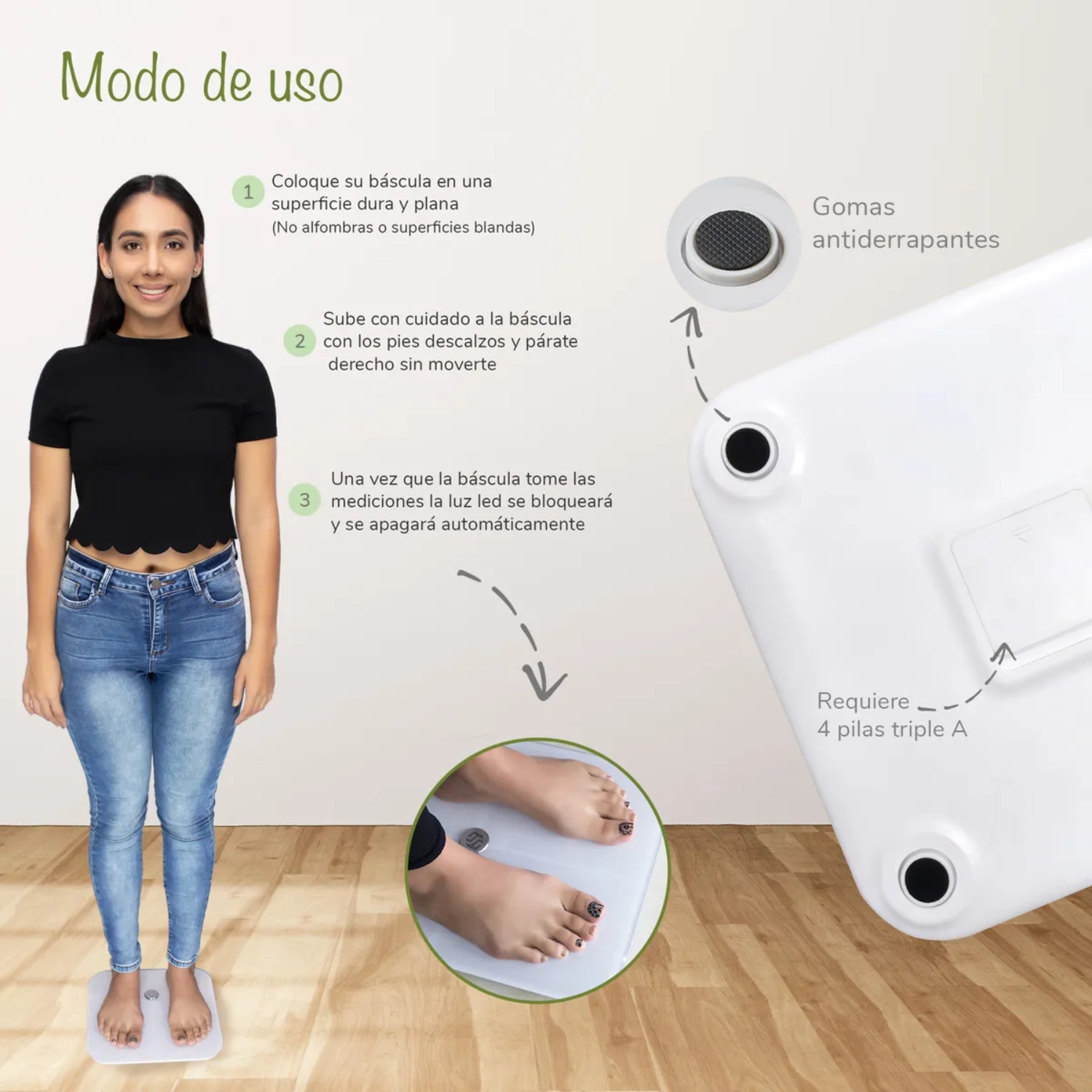 Báscula Inteligente Binden Era Self Hasta 18 Mediciones con App Binden
