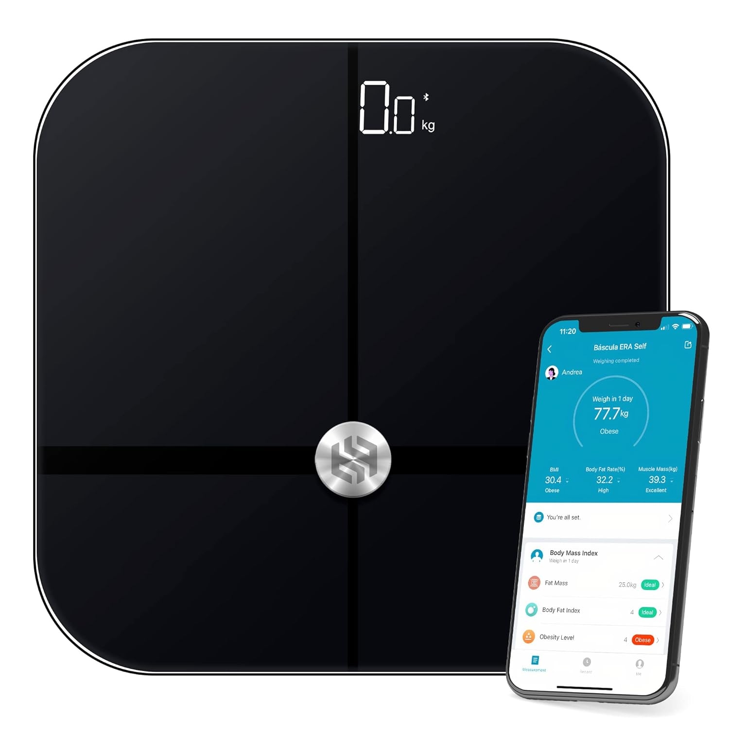 Báscula Inteligente Binden Era Self Hasta 18 Mediciones con App Binden
