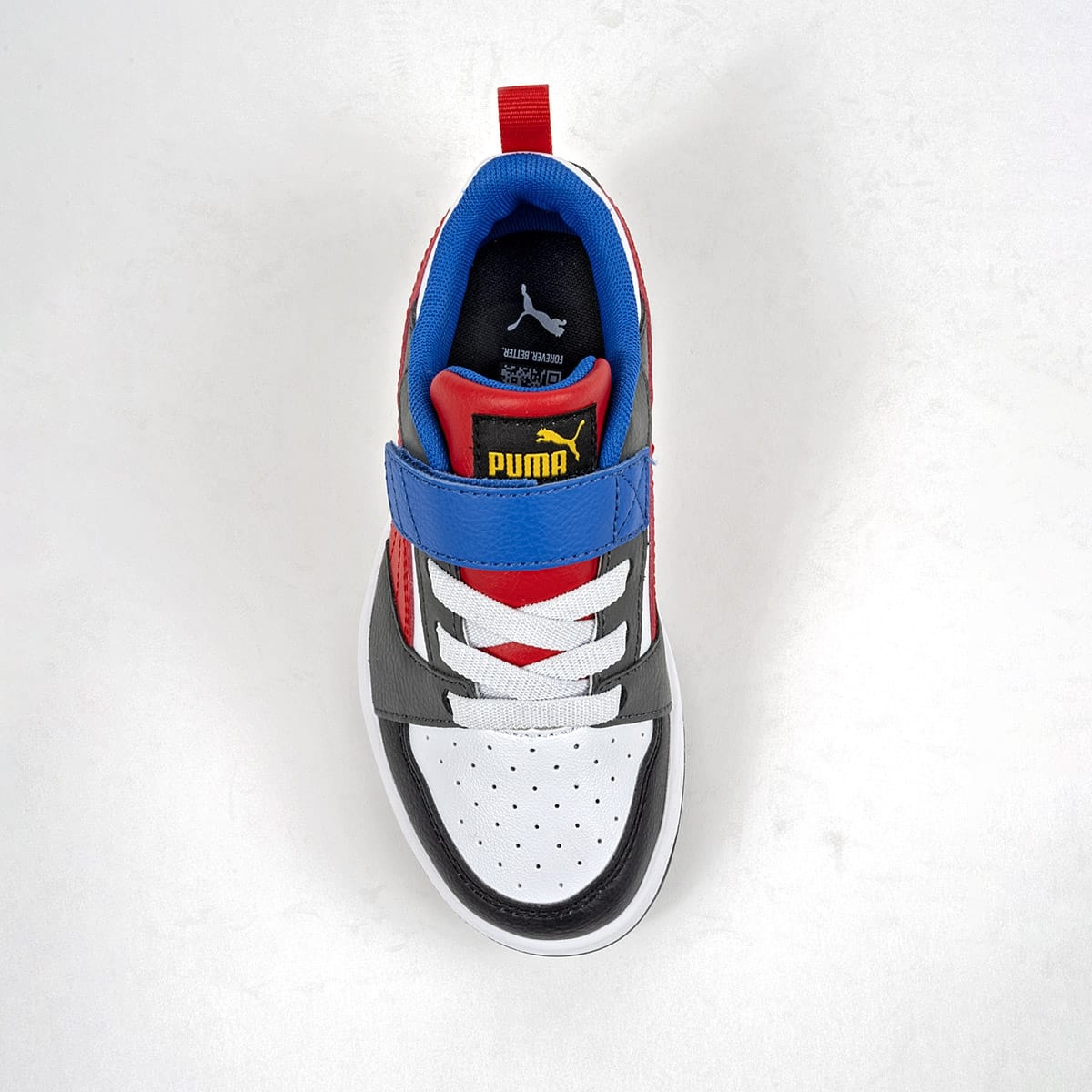 TENIS CASUAL PUMA PARA NIÑO COLOR MULTICOLOR REBOUND V6 AC+  INF 397420-19 